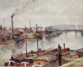 den Hafen von rouen 2 1883 Camille Pissarro